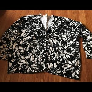 St. Johns Bay Cardigan Sweater Womens 2XL xxlarge